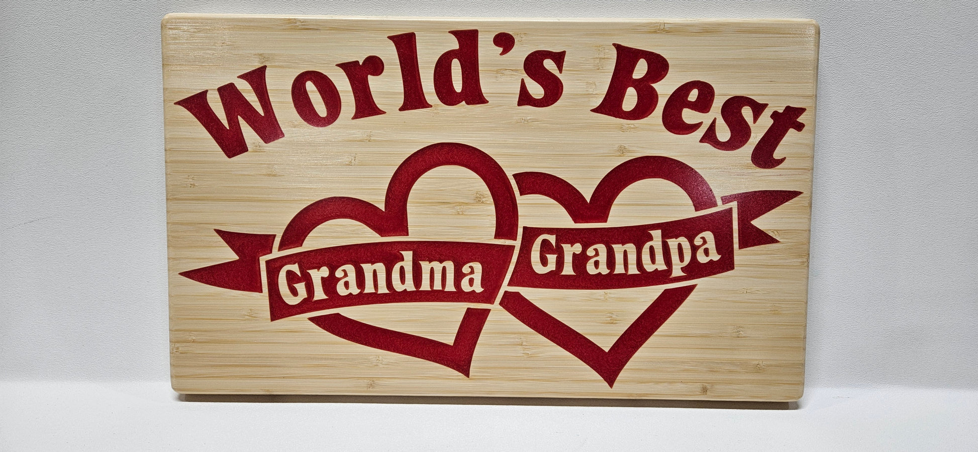 world's best grandma and grandpa plaque